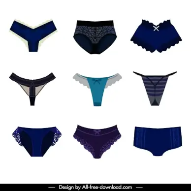 fashion underwear design elements dark design 