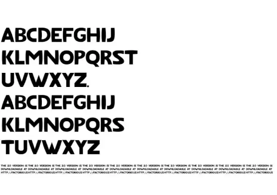 Fat Font