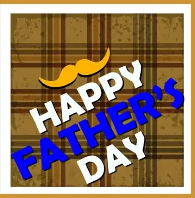 father day backdrop retro stripes style colored texts