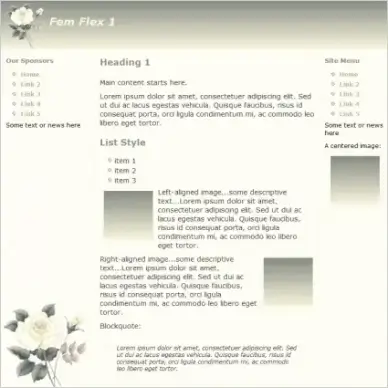 Fem Flex 1 Template