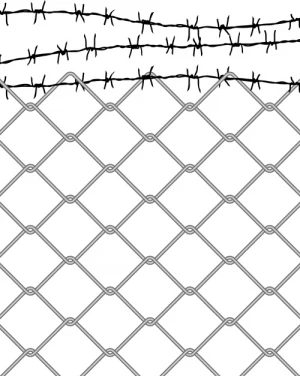 fence made of metal wire vector background graphic