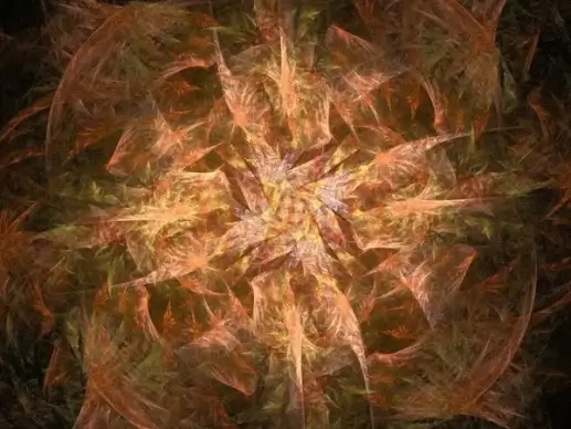 fiery orange