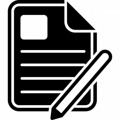 file alt sign icon dark black white silhouette flat design