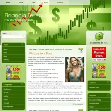 Financia Template