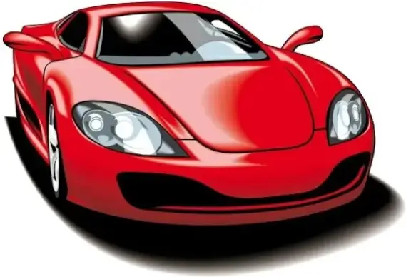 fine sports car 05 vector
