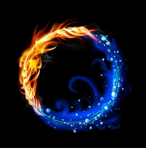 Fire and water ring