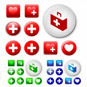 First aid icons
