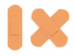 First aid plaster.