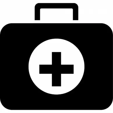 first aid sign icon flat contrast symbols outline