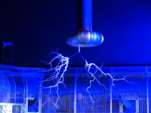 flash tesla coil experiment
