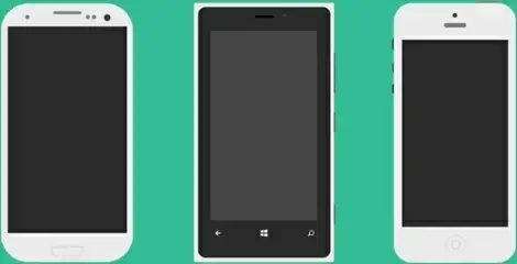 Flat Mobile Phones