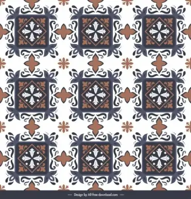 floor tile pattern template classical elegant symmetry