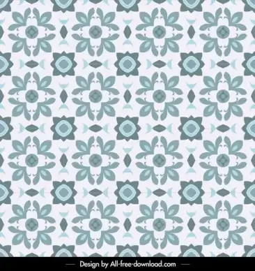 flora pattern template flat classical repeating symmetric design