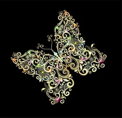 floral butterfly