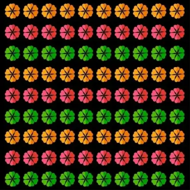 floral pattern colorful repeating design