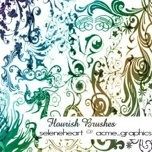 flourishes brushes