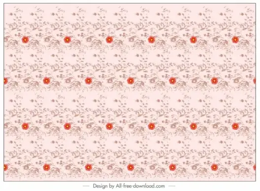 flower background classical repeating symmetric design