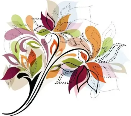 Flower Design Element Vector Illustration