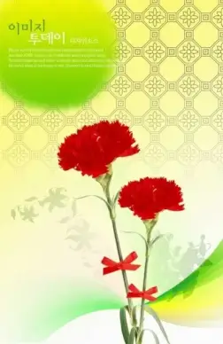 flowers background psd layered 6