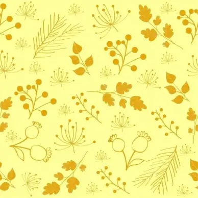 flowers background repeating style sketch
