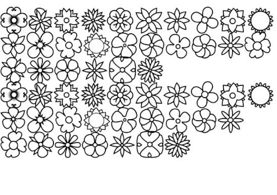 Flowers Dots Bats TFB