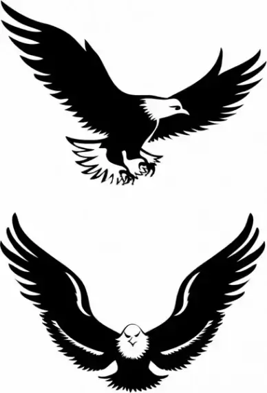 Flying eagles