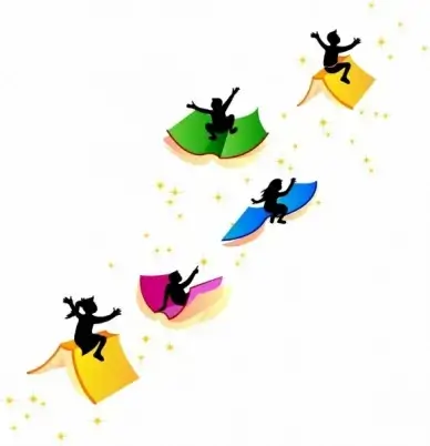 Flying with the books
