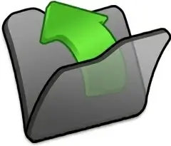 Folder black parent