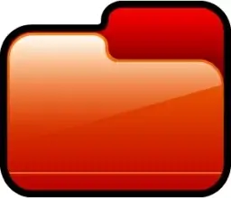 Folder Closed Red