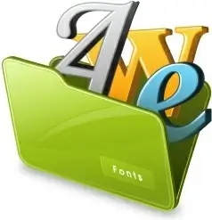 Folder fonts