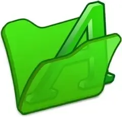 Folder green font1