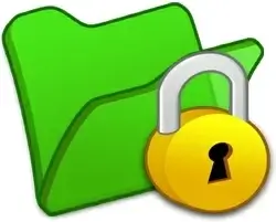 Folder green locked