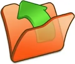 Folder orange parent