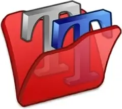 Folder red font2