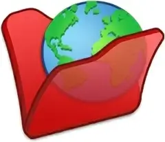 Folder red internet