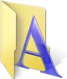 Font folder