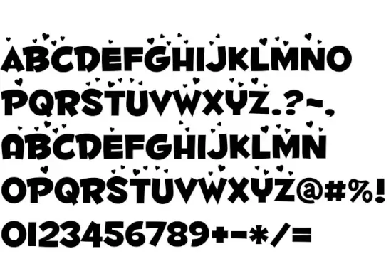 Fontdinerdotcom Luvable