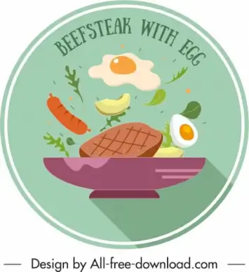 food label template dynamic ingredients sketch classical design