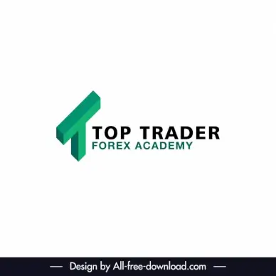 forex logotype modern 3d capital texts decor
