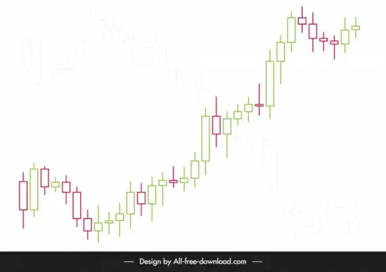 forex trading backdrop geometric chart outline
