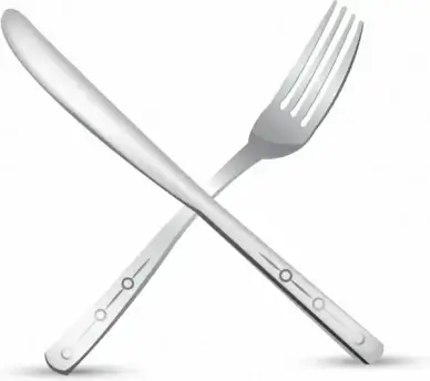 Fork and knife