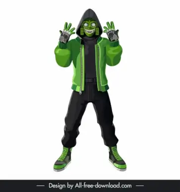 fortnite cosplay design elements scary skull clothing 