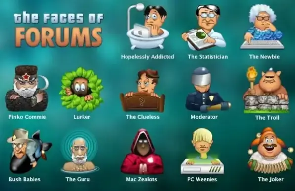 Forum Faces Icons 01 icons pack