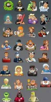 Forum Faces icons 02 icons pack