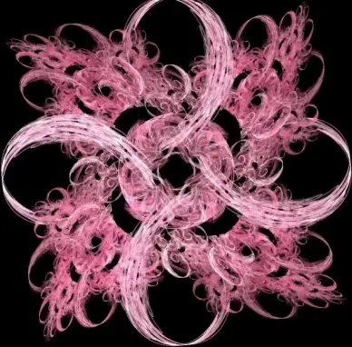 fractal fractals pink