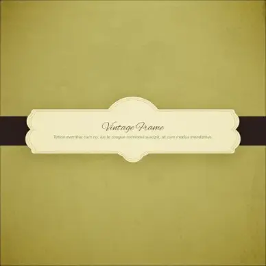 frame message design template