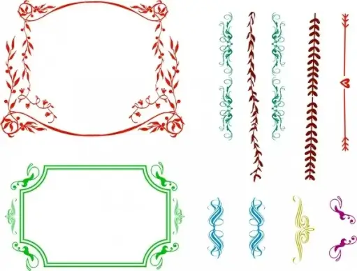 frames design sets and classical border collection