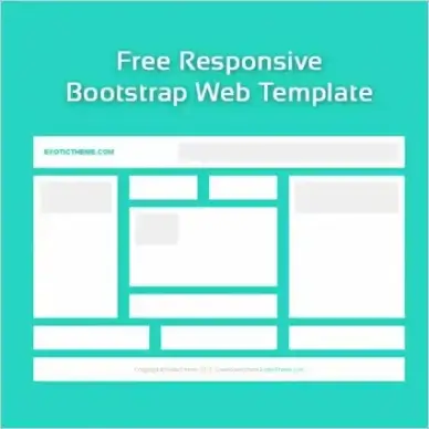 free blank responsive web template