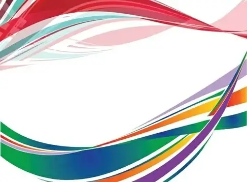 Free Colorful Wave Background Illustration