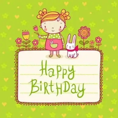 Free Cute playful card templates